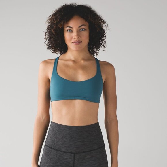lululemon athletica Other - Lululemon Blue/Teal Free to Be Bra - Size 6